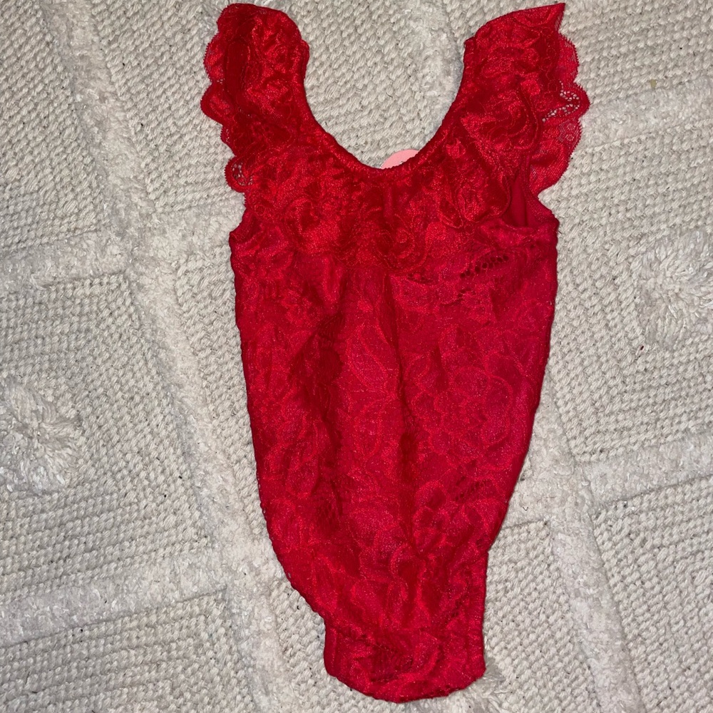 NWT Baileys Blossom lace onesie